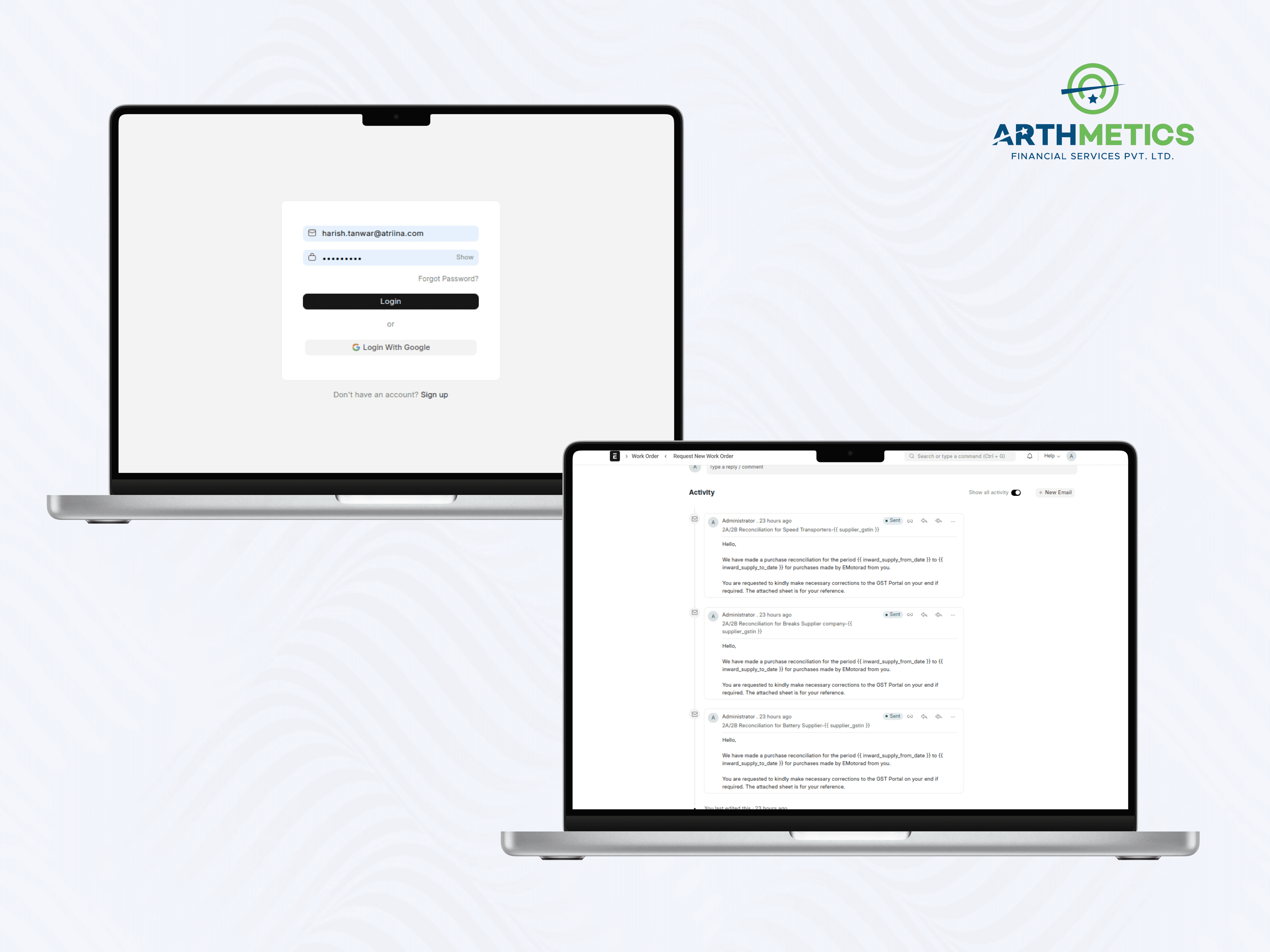 ASFL - Arithmetic Finance